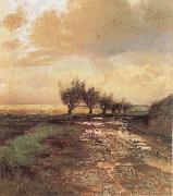 Alexei Savrasov A Country Road oil painting